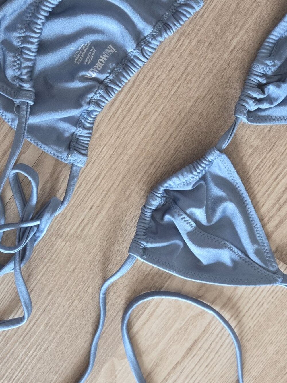 Inamorota Swim Capresia top and bottom in blue Size Large - Picture 5 of 5